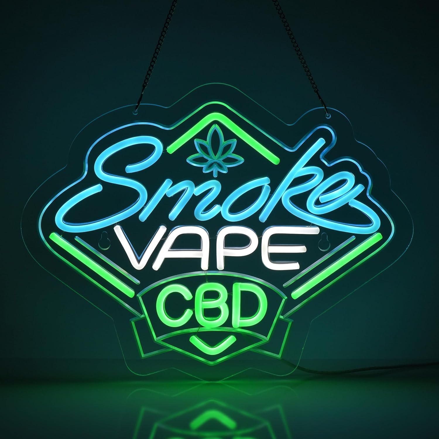 Vaping Shop - ป้ายไฟนีออนร้านขายบุหรี่และบุหรี่ไฟฟ้า ไฟนีออนตกแต่งผนังสำหรับร้านสูบบุหรี่ บาร์ ร้านค้าปลีก ห้องชาย ปาร์ตี้