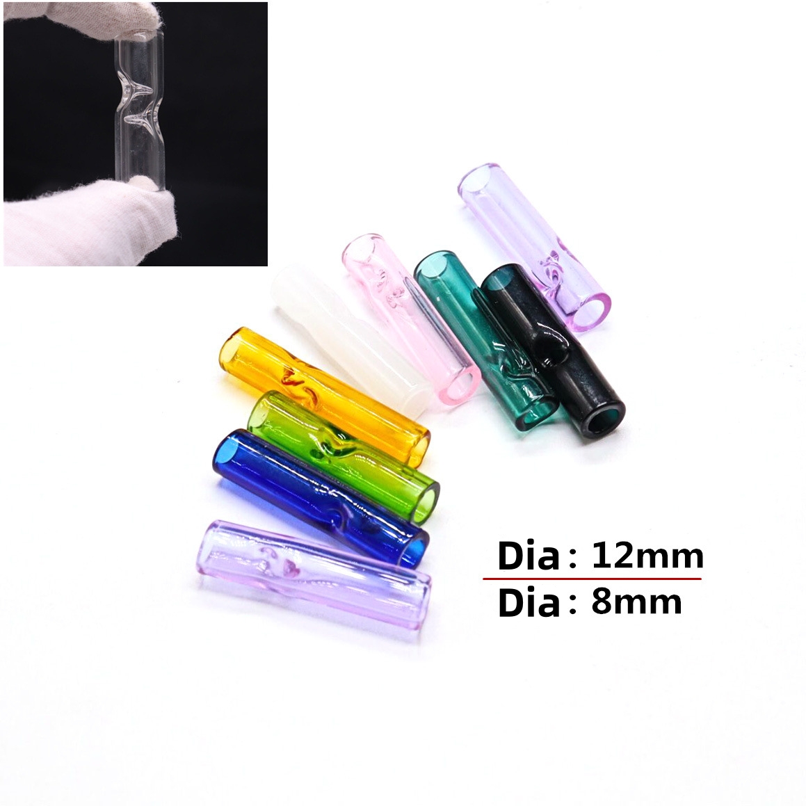 Accessories For Vaping - 4PCS รอบปากแก้วบุหรี่ Rolling กรองควันบุหรี่แบบพกพาท่อยาสูบท่อสูบบุหรี่แบบใช้ซ้ําได้ Mouthpiece