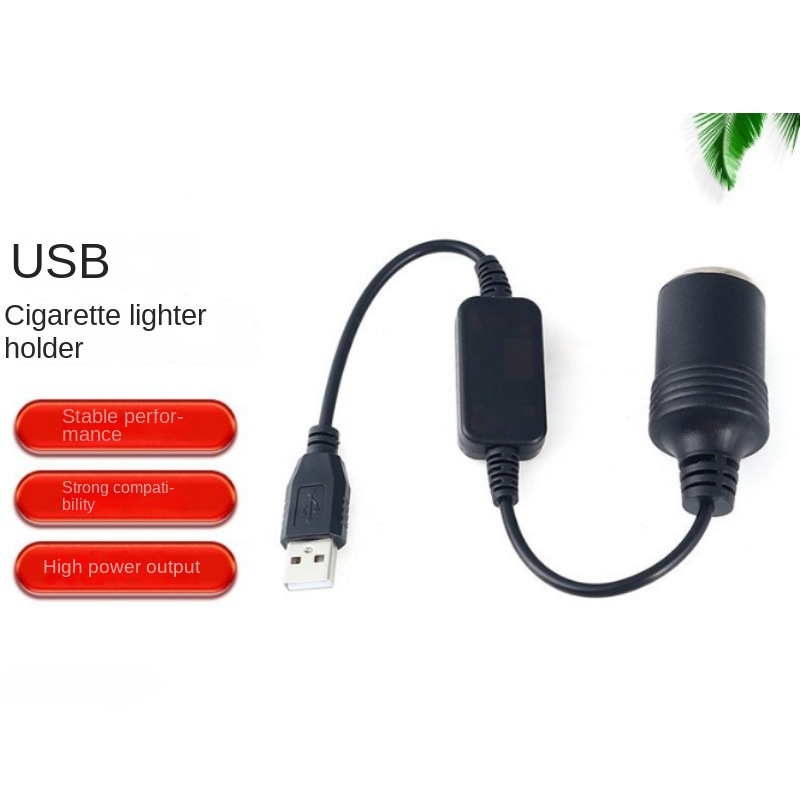 Accessories Experts Vape - อะแดปเตอร์แปลงไฟ USB 5V 2A เป็นช่องจุดบุหรี่ 12V