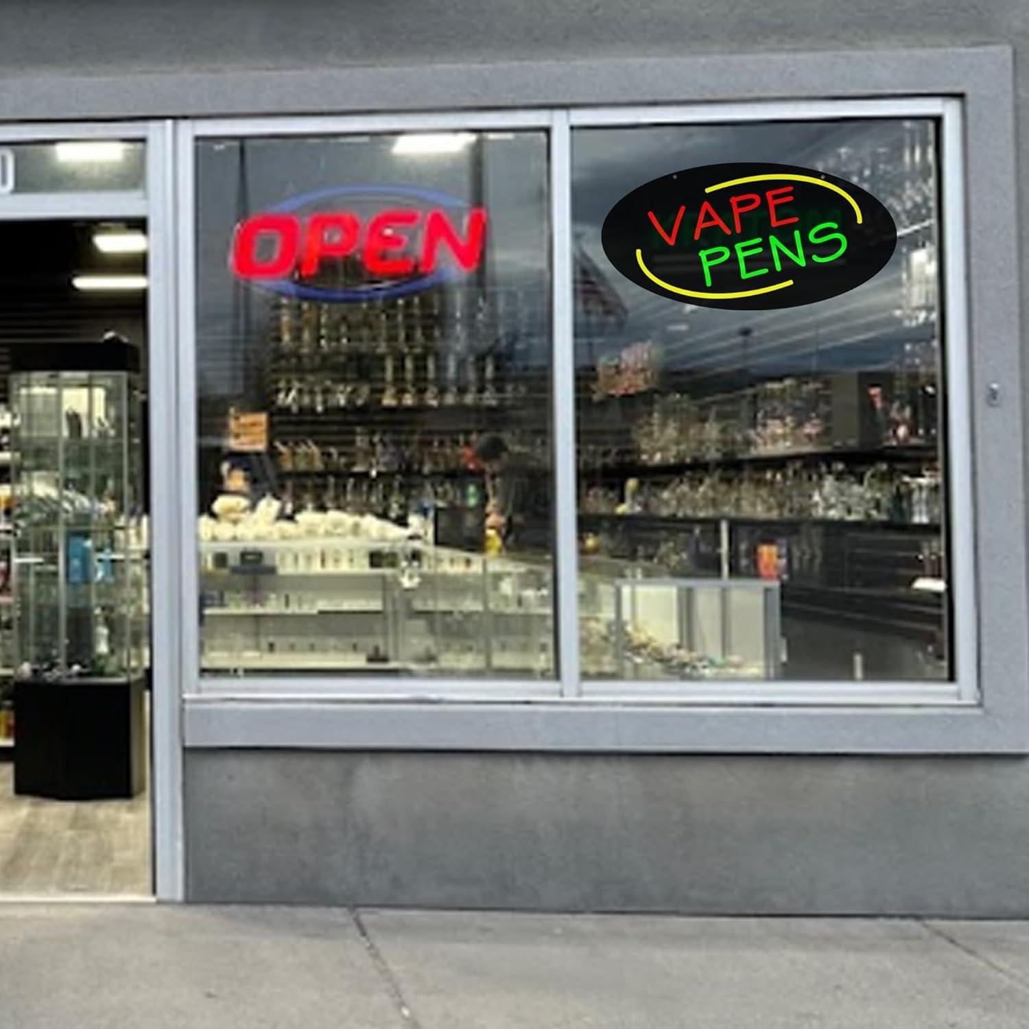 ป้ายไฟนีออนรูปปากกาสำหรับร้านข - Vaping Store บทวิจารณ์และราคา