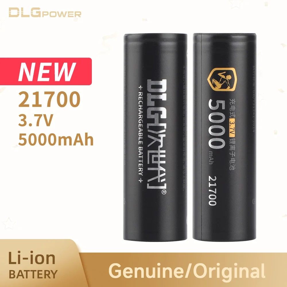 DLGPOWER 21700 3.7V 5000mAh แบ - Vaping Goods บทวิจารณ์และราคา