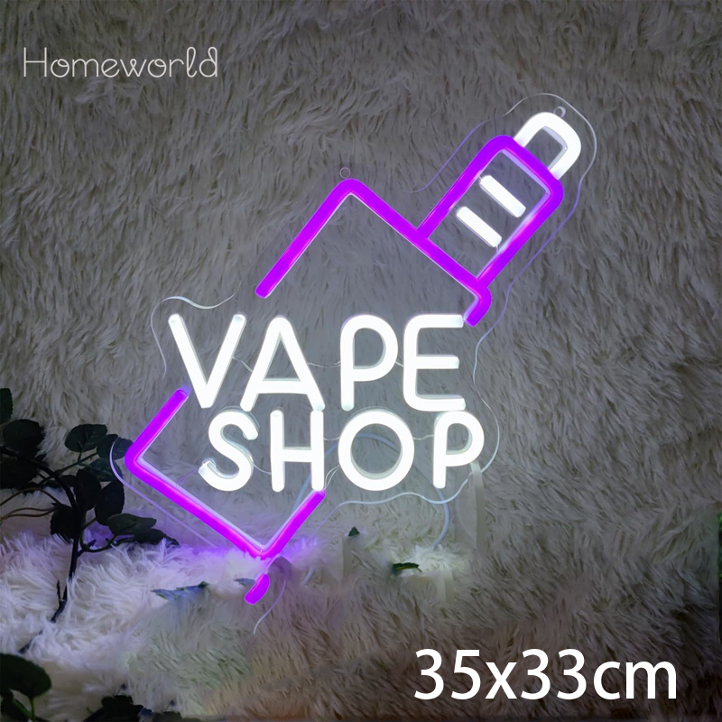 VAPE Shop ป้ายนีออนสําหรับ Smo - Vaping Store บทวิจารณ์และราคา
