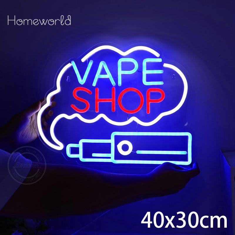 VAPE Shop ป้ายนีออนสําหรับ Smo - Vaping Store บทวิจารณ์และราคา