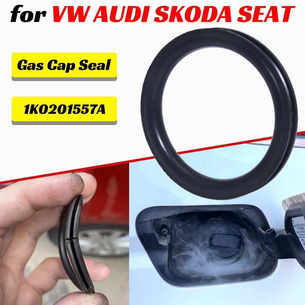 ฝาปิดแก๊สเปลี่ยนซีลสําหรับ VW  - Tank O-Ring Seal บทวิจารณ์และราคา