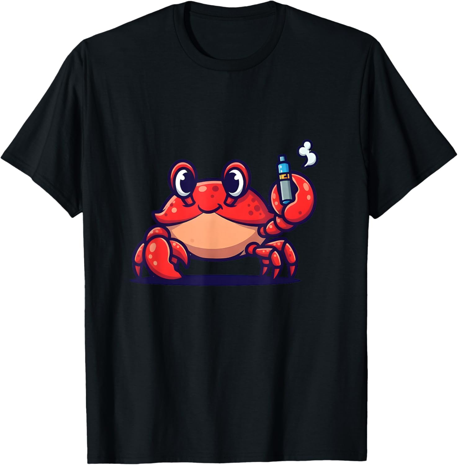 เสื้อยืดลายกราฟิกตลกๆ ลายปูสูบ - Vaping Shop บทวิจารณ์และราคา