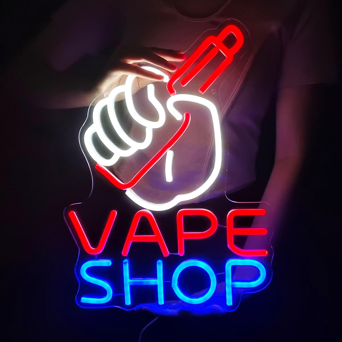 ป้ายไฟนีออนร้าน VAPE สำหรับร้า - Vaping Store บทวิจารณ์และราคา