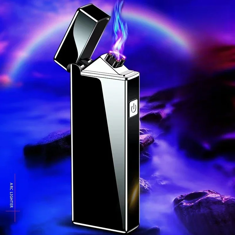 ไฟแช็คไฟฟ้ากันลมชนิดโค้งคู่แบบ - Accessories Experts Vape บทวิจารณ์และราคา